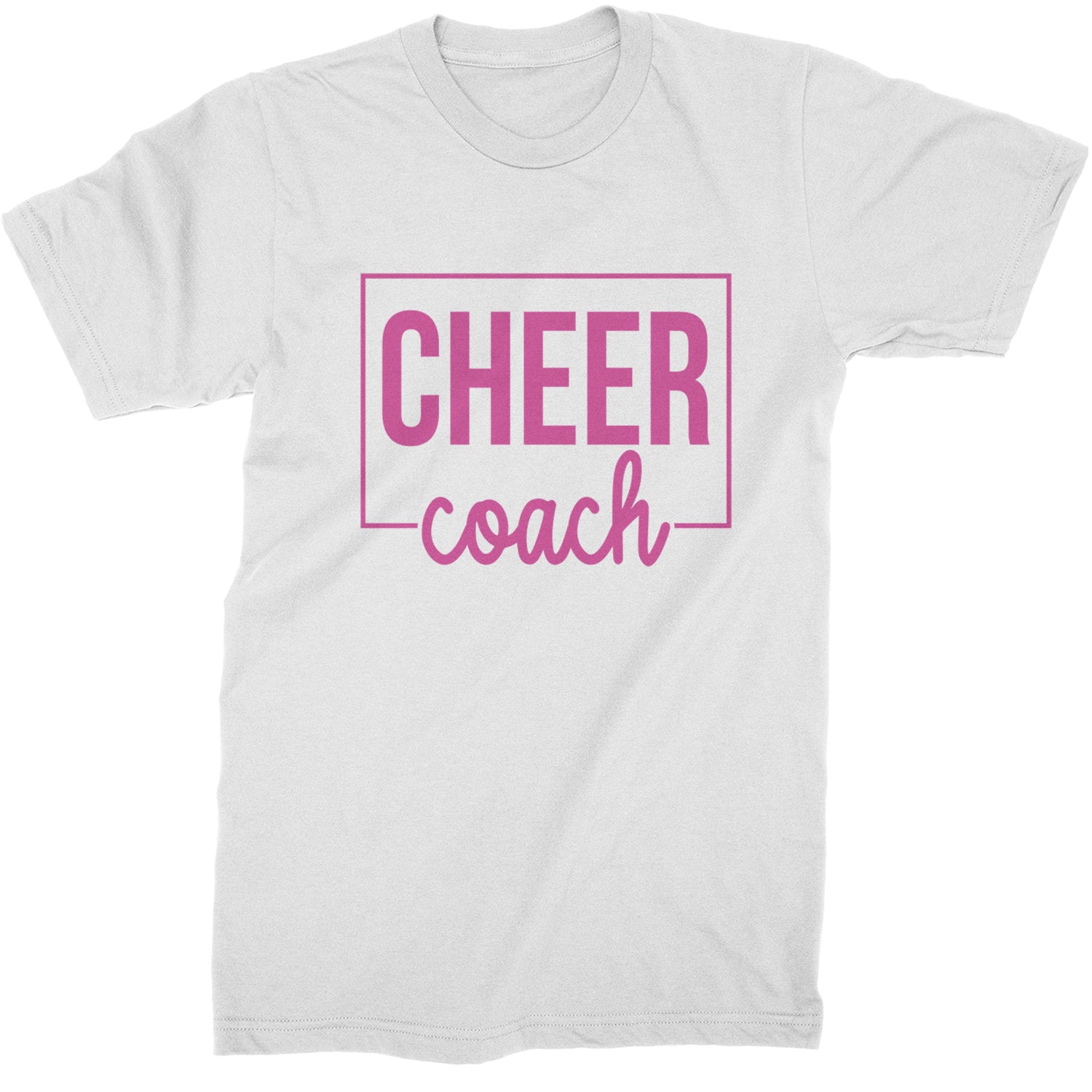 Cheer Coach Cheerleader Mens T-shirt White