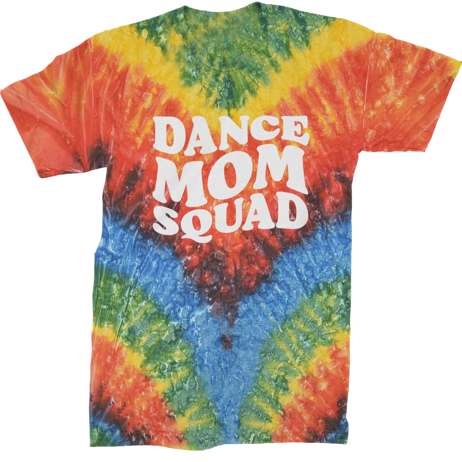 Dance Mom Squad Mens T-shirt Tie-Dye Woodstock