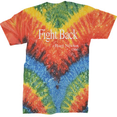 Fight Back Huey Newton Quote  Mens T-shirt Tie-Dye Woodstock