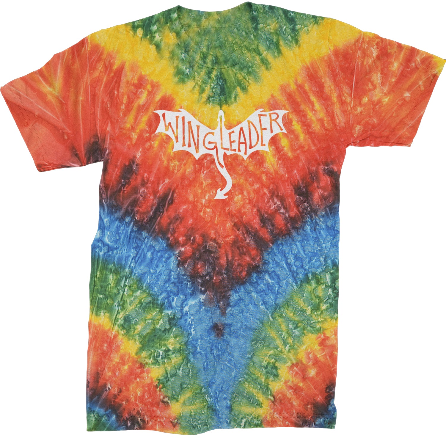 Wingleader Basgiath War College Mens T-shirt Tie-Dye Woodstock