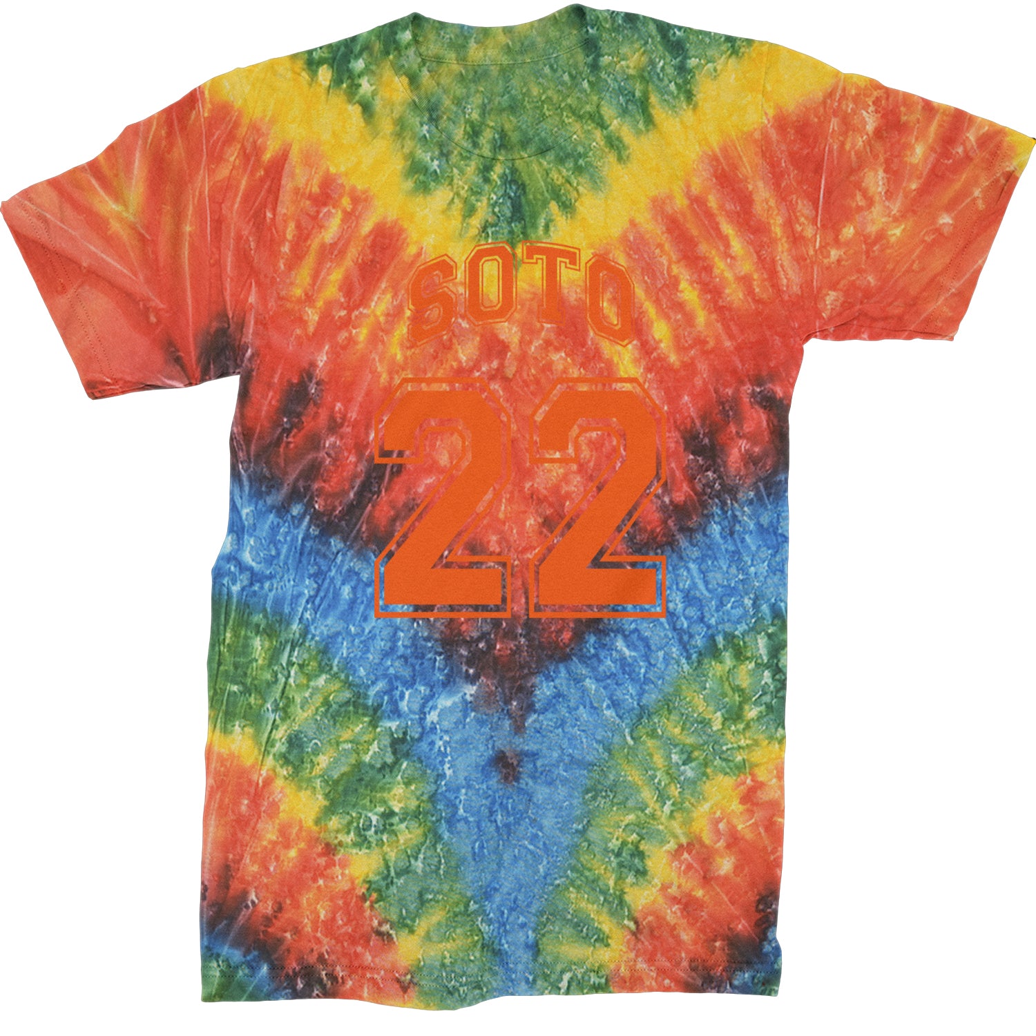 Soto Number 22  Mens T-shirt Tie-Dye Woodstock