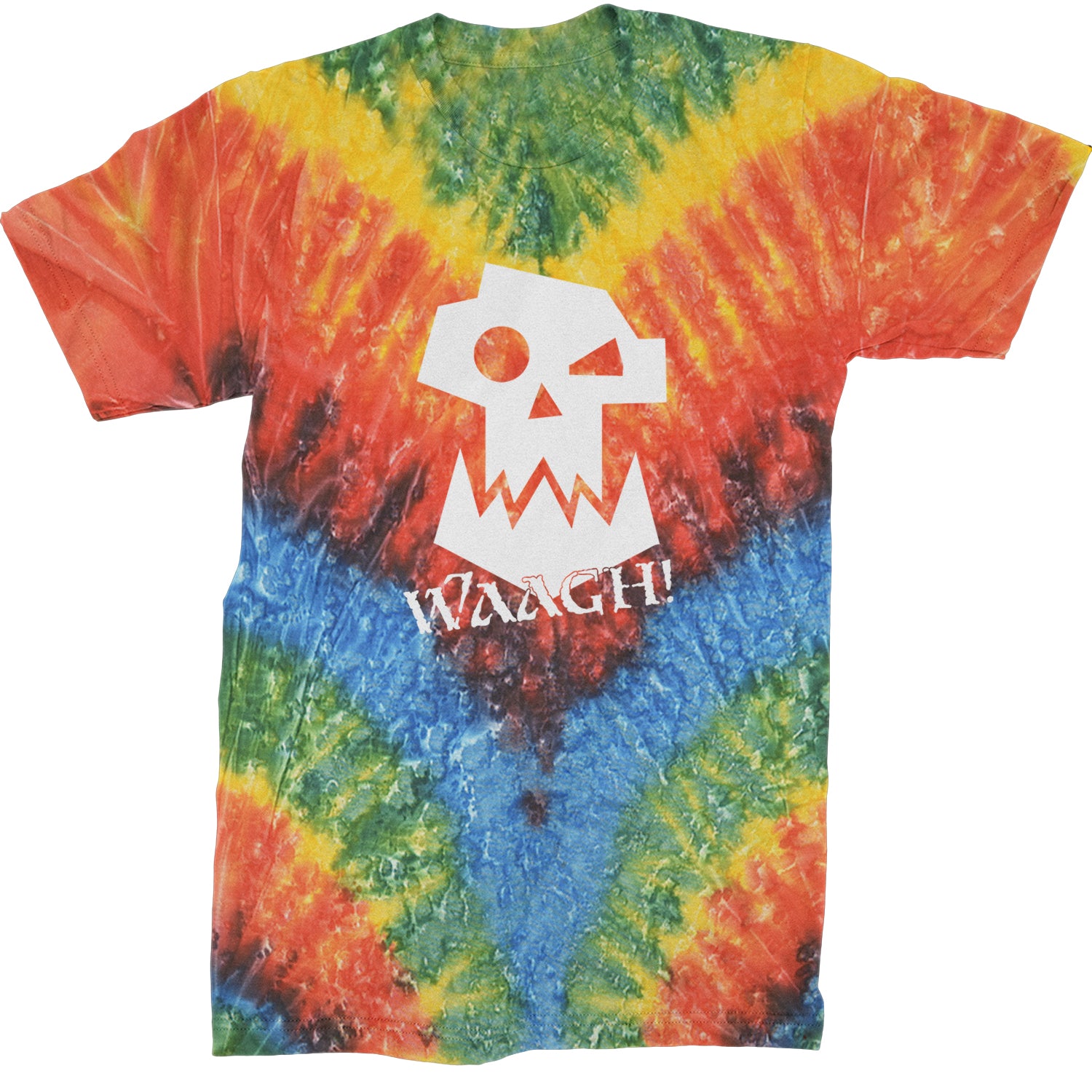 Ork Miniature Tabletop Wargaming Waagh Mens T-shirt Tie-Dye Woodstock