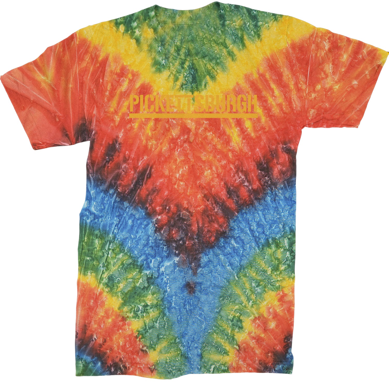 Pickettsburgh Pittsburgh Football Mens T-shirt Tie-Dye Woodstock