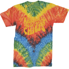 Karma Is The Guy On The Chiefs Boyfriend Mens T-shirt Tie-Dye Woodstock