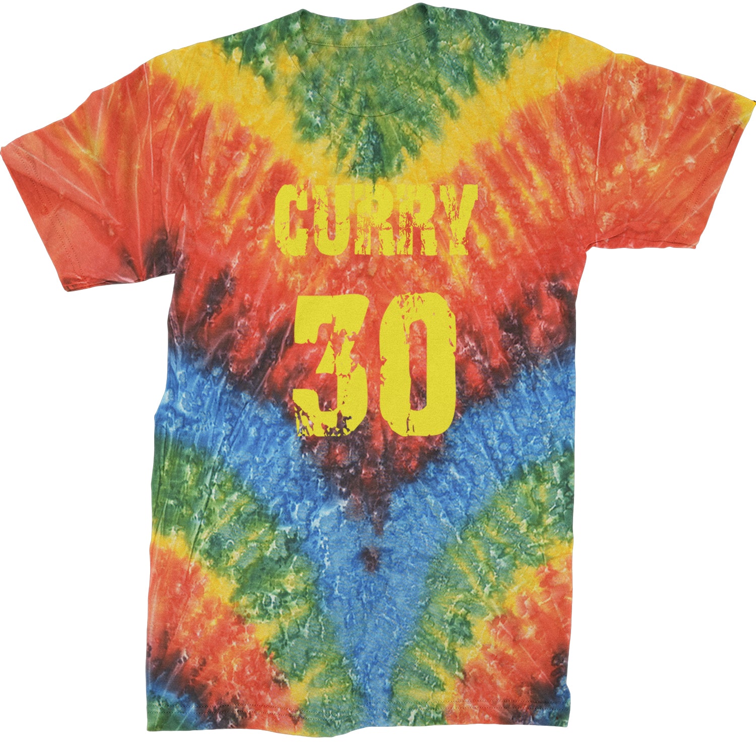 Curry #30 Mens T-shirt Tie-Dye Woodstock