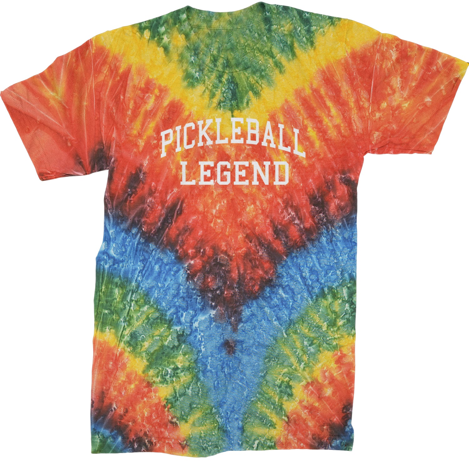 Pickleball Legend Dink Champion Mens T-shirt Tie-Dye Woodstock