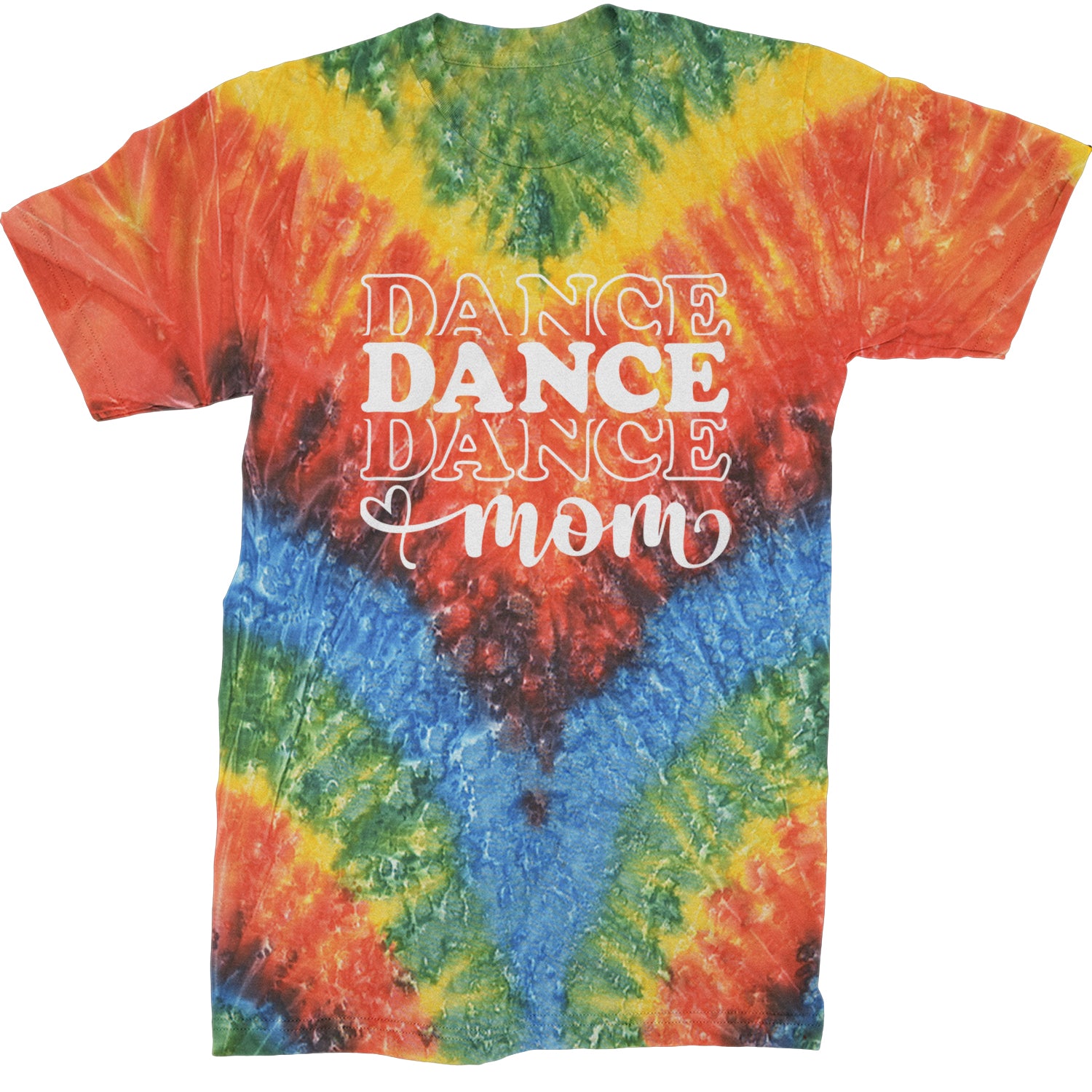 Dance Mom Mens T-shirt Tie-Dye Woodstock