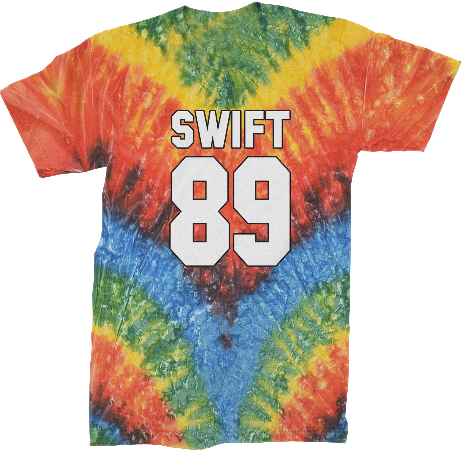 Swift 89 Birth Year Music Fan Era Poets Department Lover Mens T-shirt Tie-Dye Woodstock