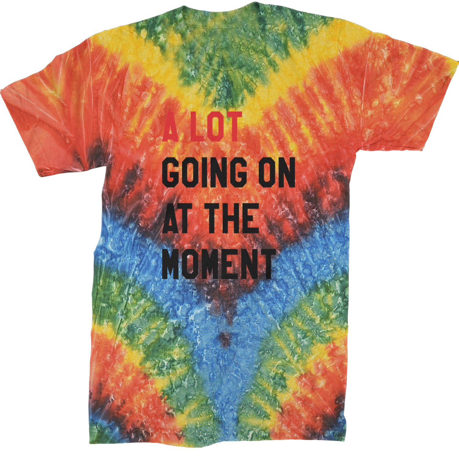 A Lot Going On At The Moment New TTPD Poet Department Mens T-shirt Tie-Dye Woodstock