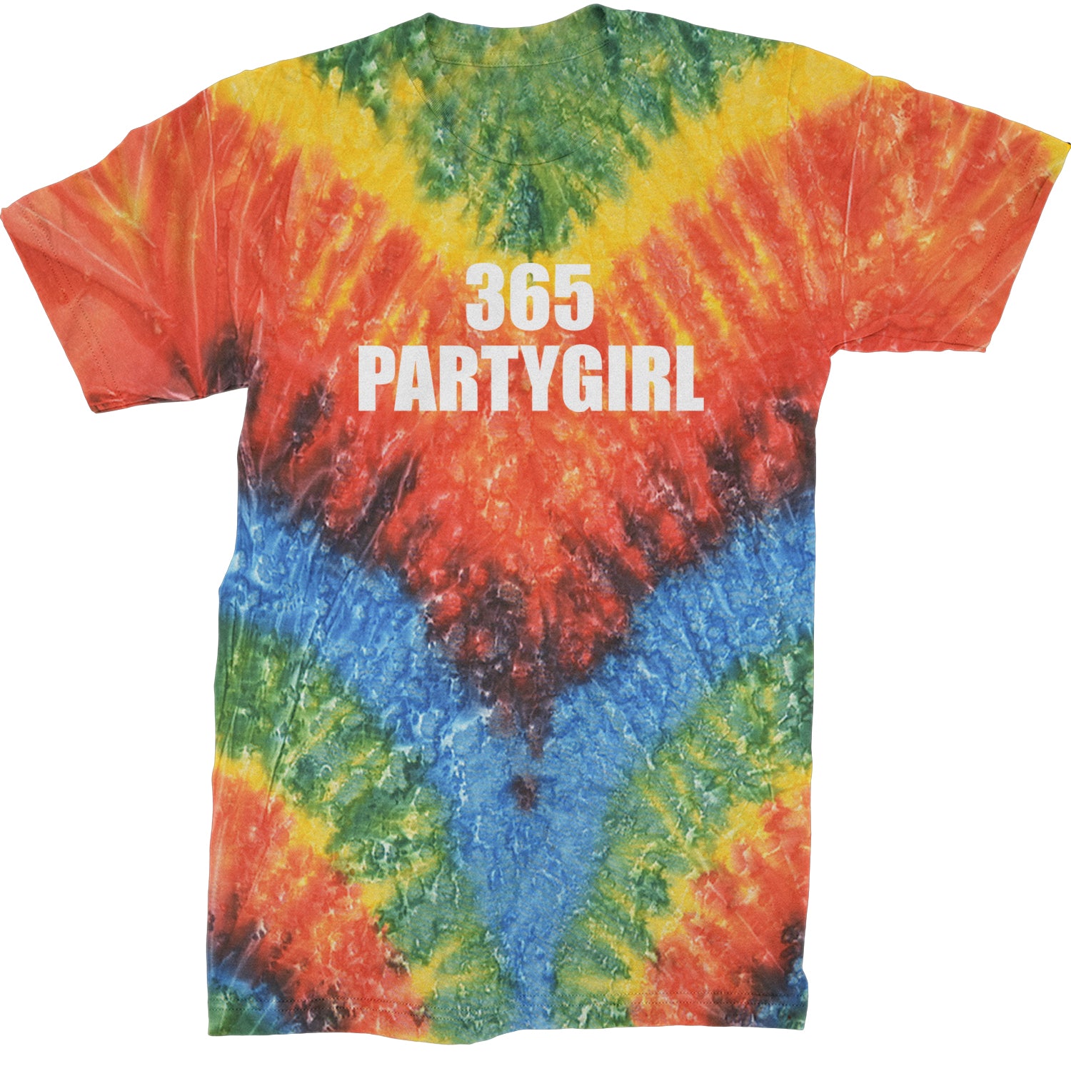 365 Party Girl Brat Girl Summer Mens T-shirt Tie-Dye Woodstock