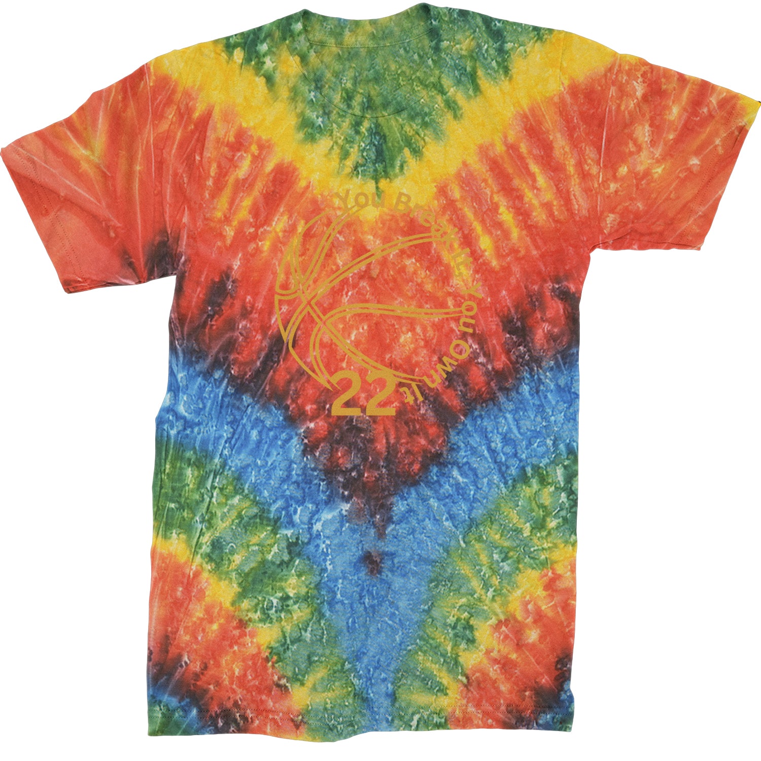 You Break It You Own It 22 Basketball Mens T-shirt Tie-Dye Woodstock