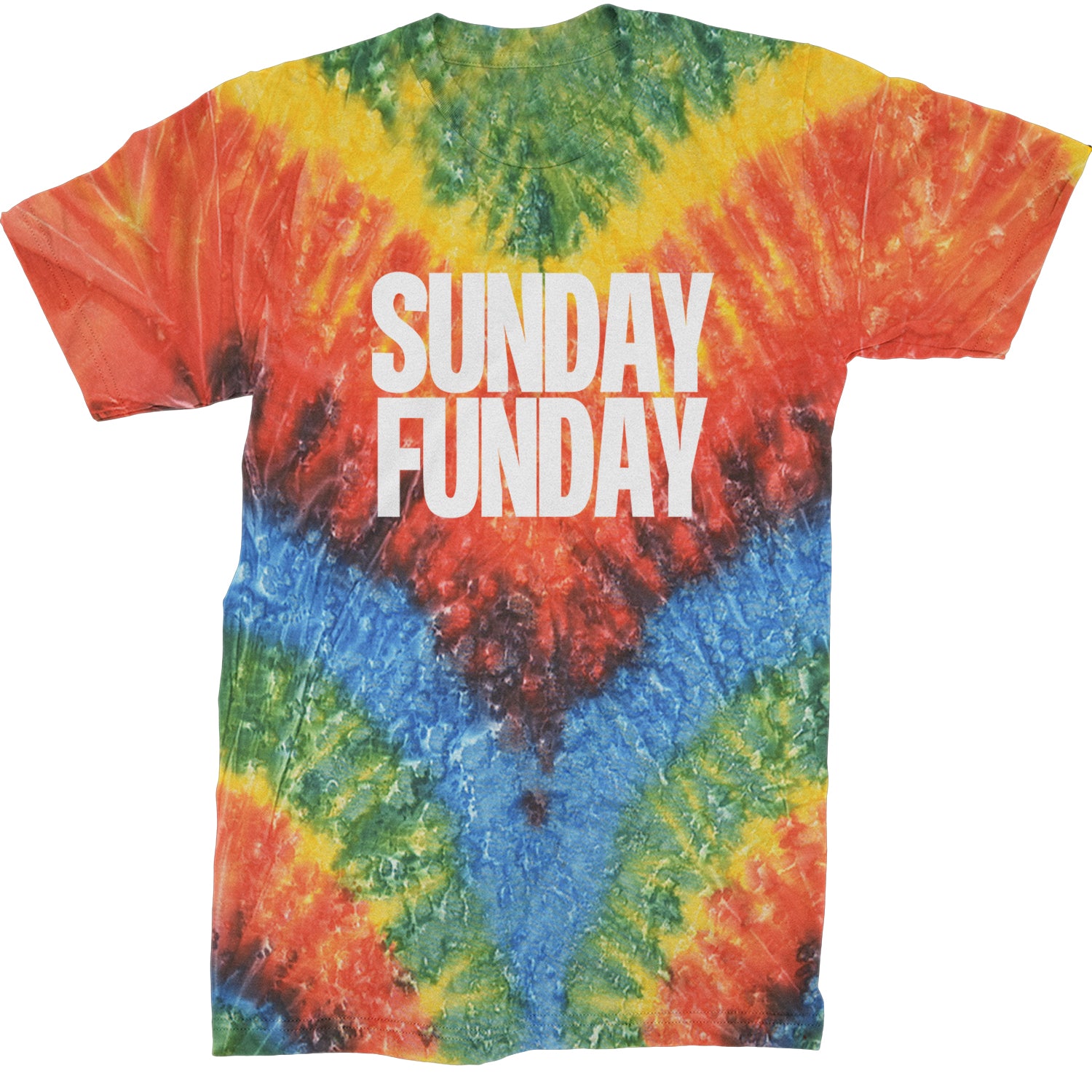 Sunday Funday  Mens T-shirt Tie-Dye Woodstock