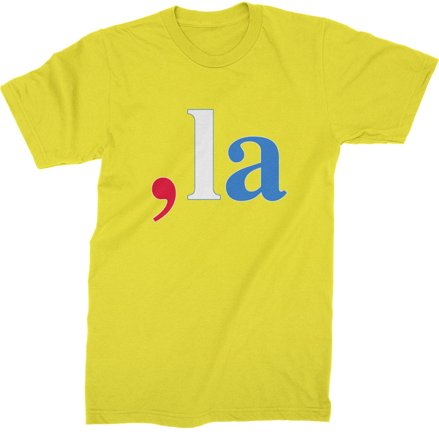 Comma-La - Support Kamala Harris For President 2024 Mens T-shirt Yellow