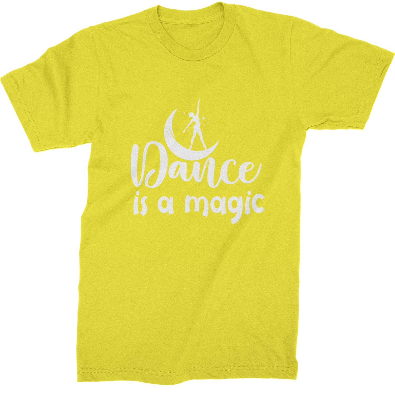 Dance Is Magic Mens T-shirt Yellow