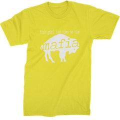 This Girl Has Ties To The Bills Mafia Mens T-shirt Yellow