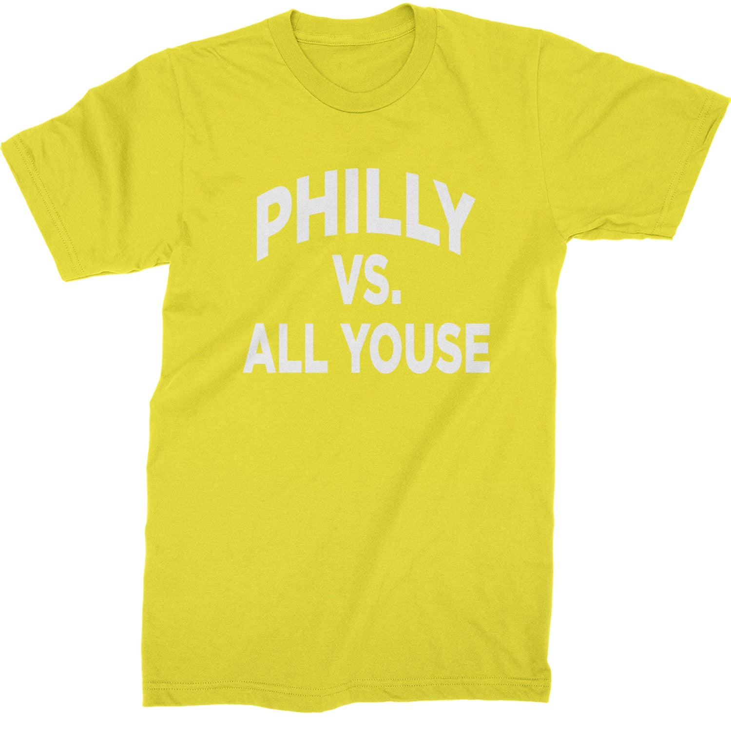 Philly Vs. All Youse Philly Thing Mens T-shirt Yellow