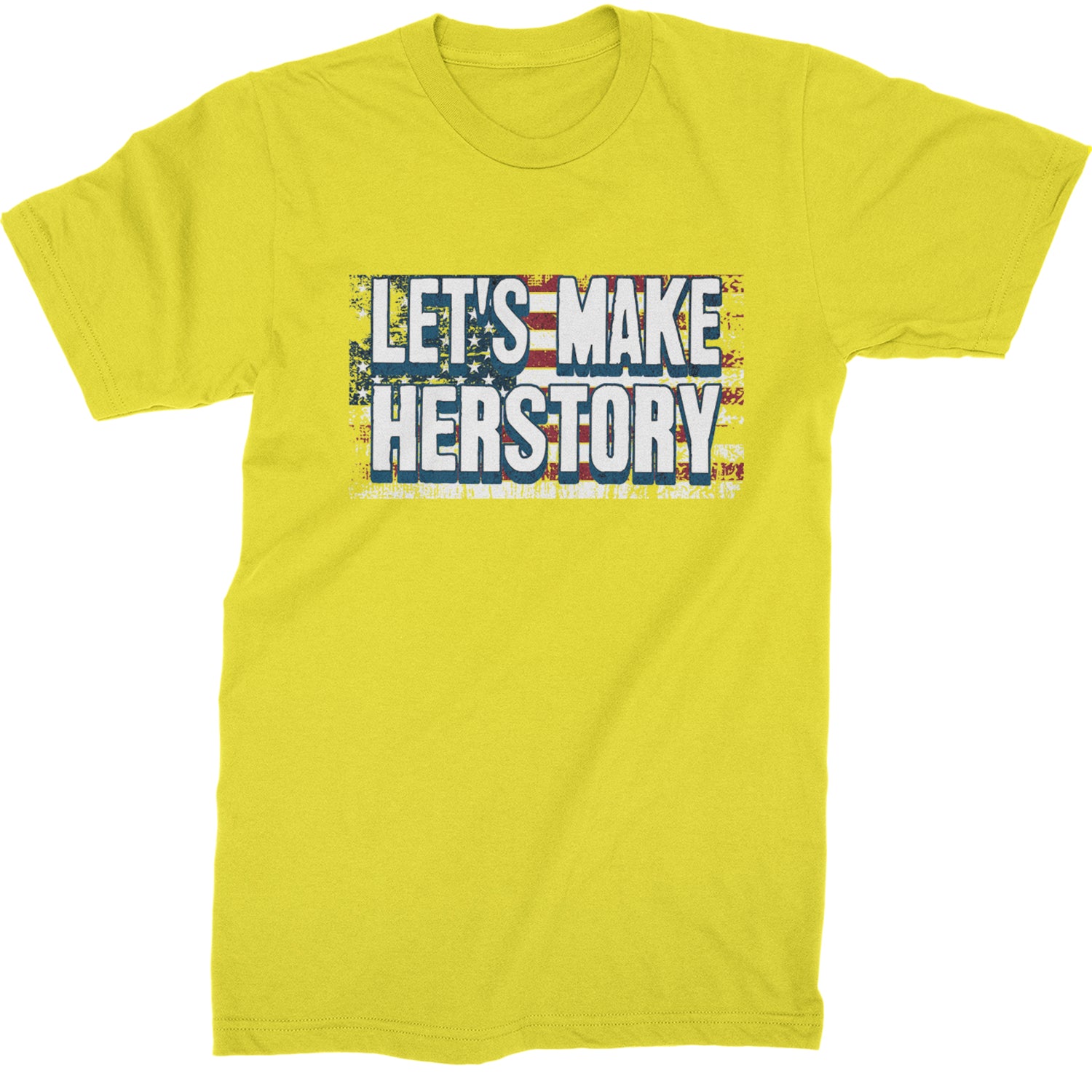 Lets Make Herstory - Support Kamala Harris For President 2024 Mens T-shirt Yellow