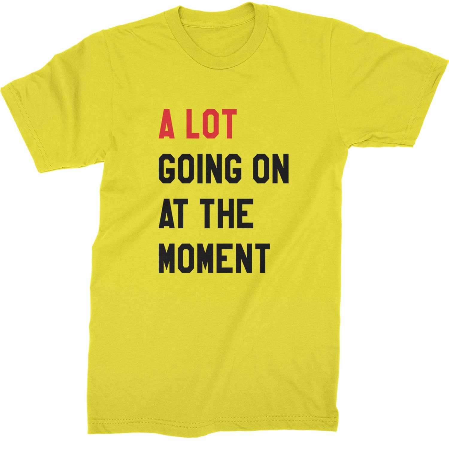 A Lot Going On At The Moment New TTPD Poet Department Mens T-shirt Yellow
