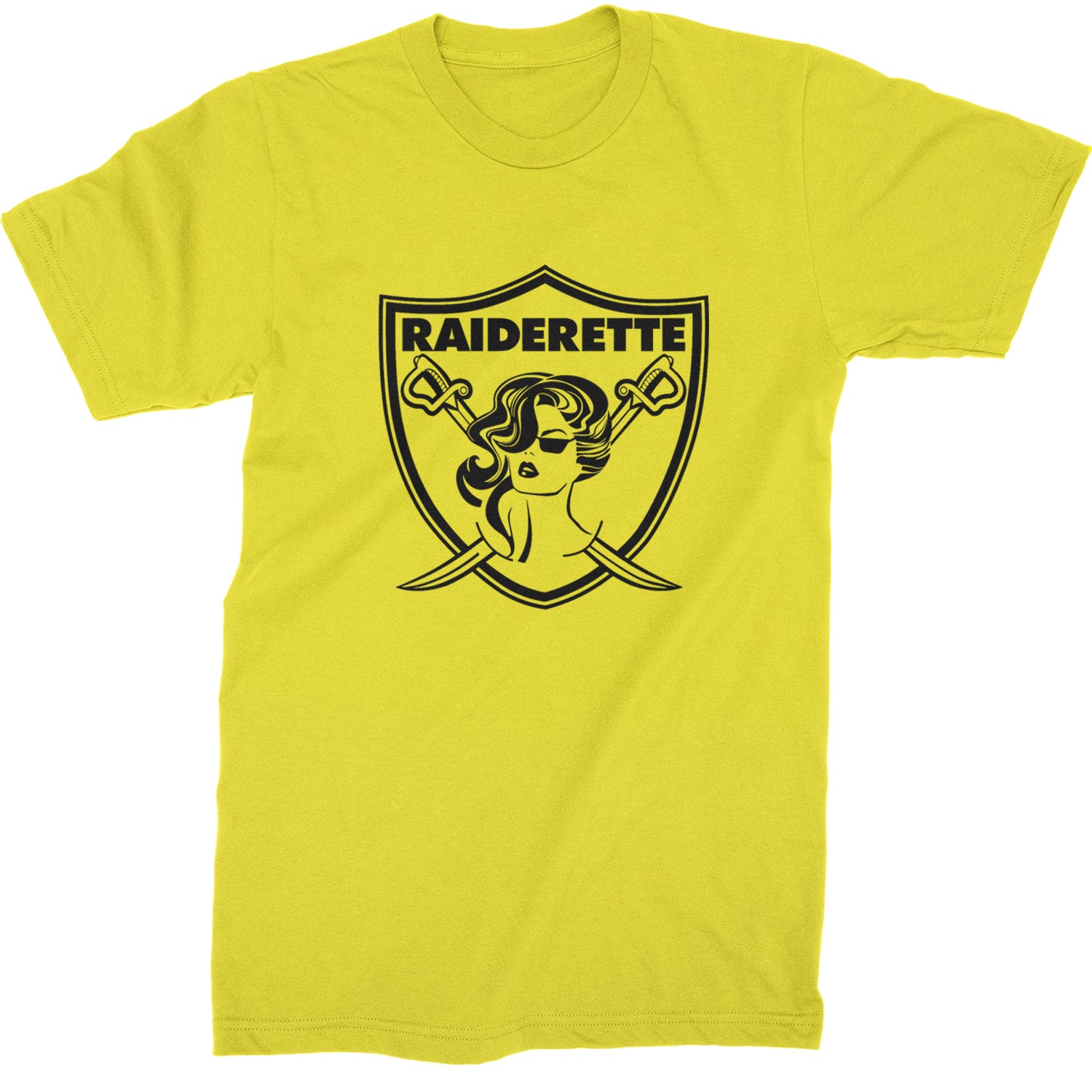 Raiderette Football Gameday Ready Mens T-shirt Yellow