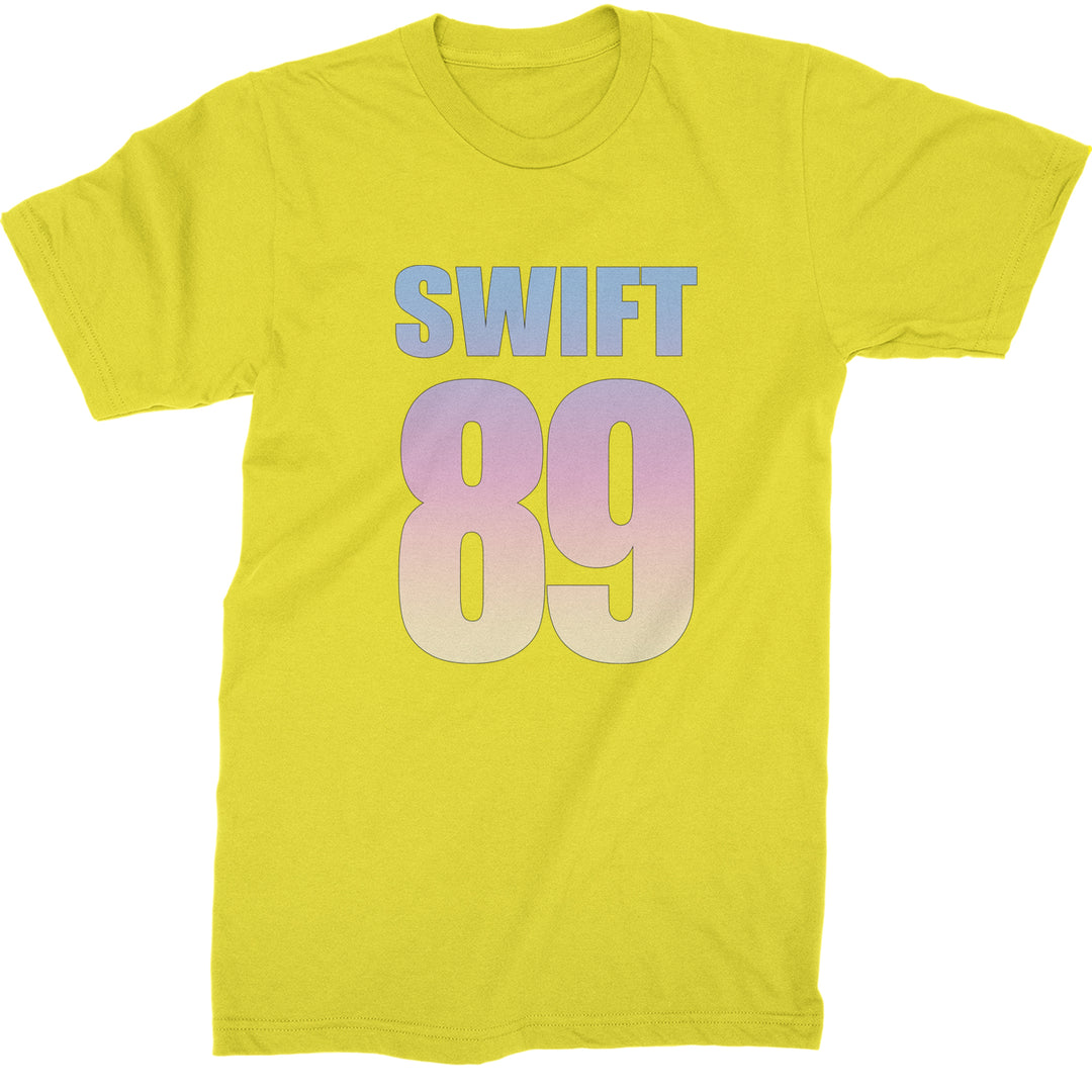Lover Era Swift 89 Birth Year Music Fan TTPD Mens T-shirt Yellow