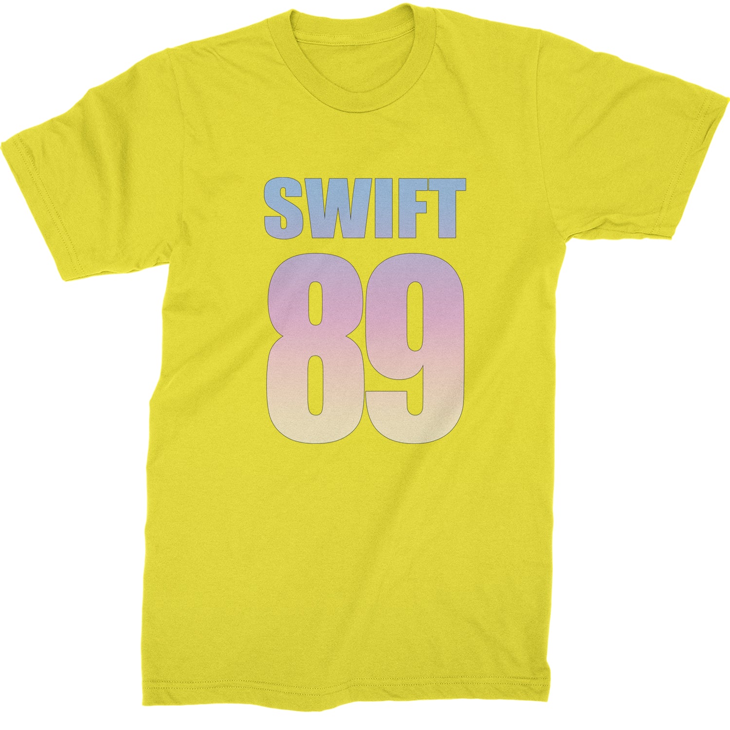 Lover Era Swift 89 Birth Year Music Fan TTPD Mens T-shirt Yellow