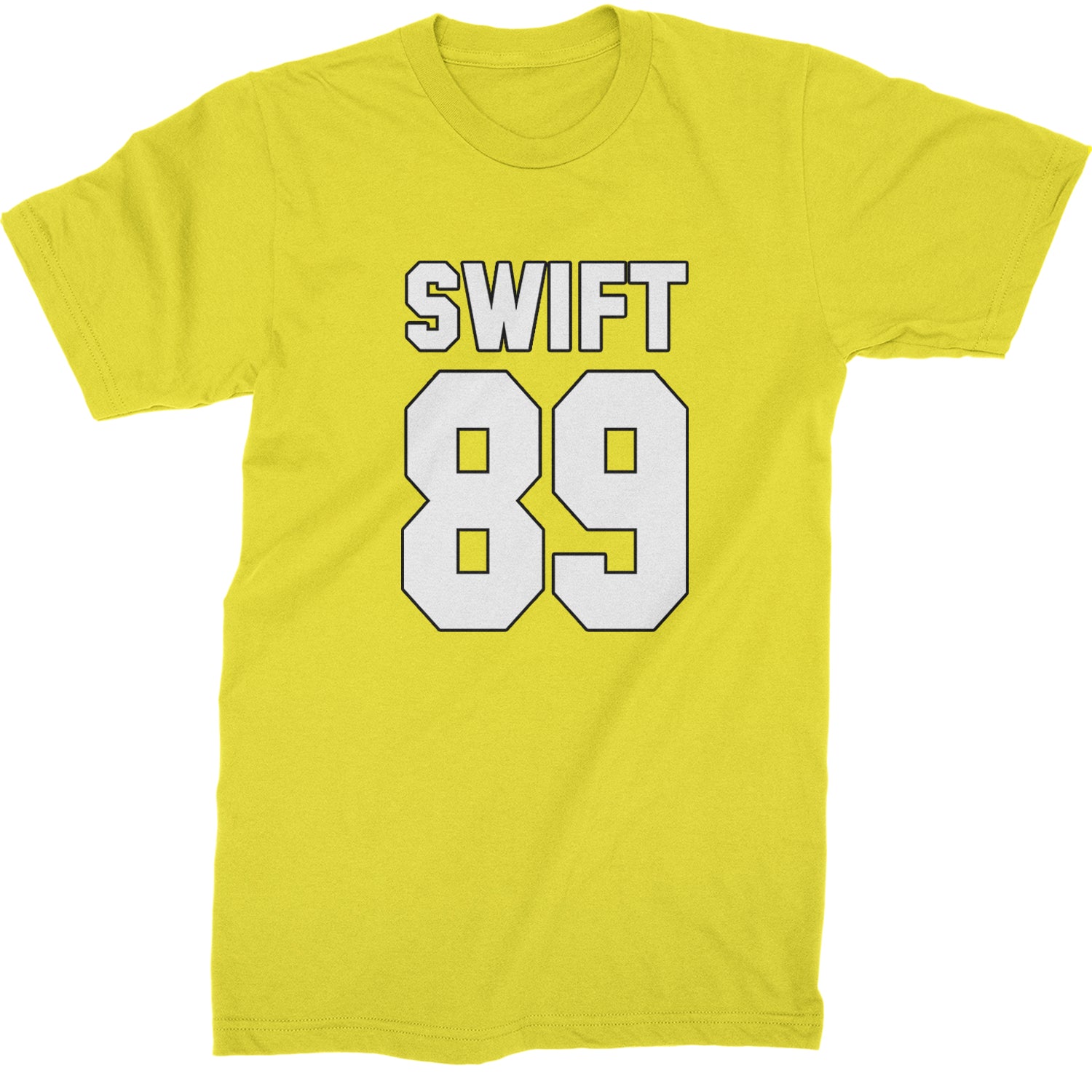 Swift 89 Birth Year Music Fan Era Poets Department Lover Mens T-shirt Yellow