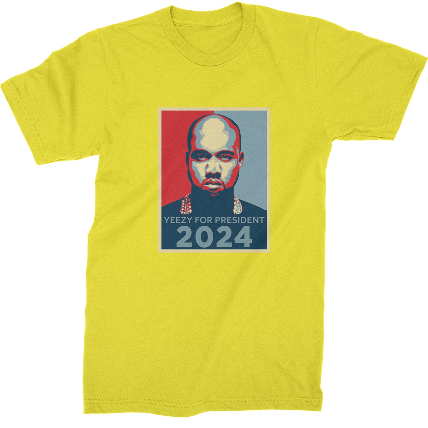 Yeezus For President Vote for Ye Mens T-shirt Yellow