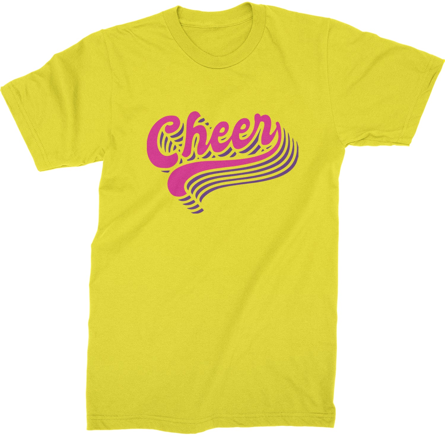 Cheer Pride Mens T-shirt Yellow