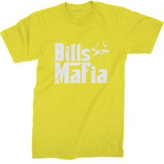 Mafia Bills Mafia Godfather Mens T-shirt Yellow