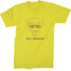 We Coming Coach Prime Colorado Mens T-shirt Yellow