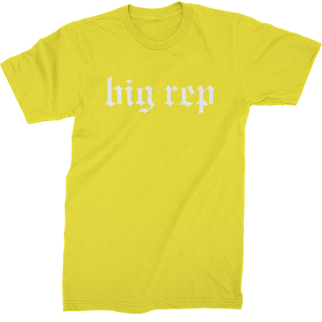 Big Rep Reputation Music Lover Gift Fan Favorite Mens T-shirt Yellow