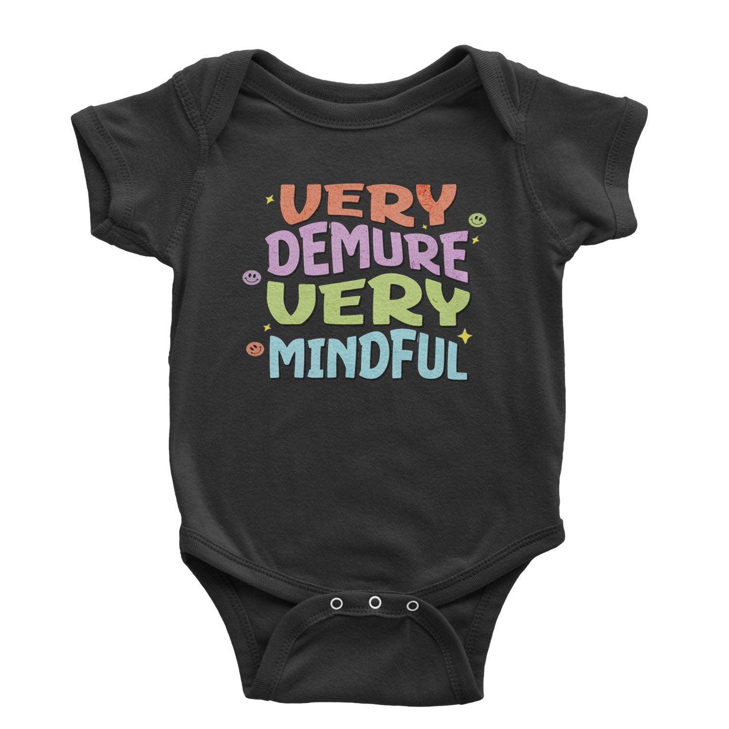 Very Demure, Very Mindful Infant One-Piece Romper Bodysuit and Toddler T-shirt Lavender