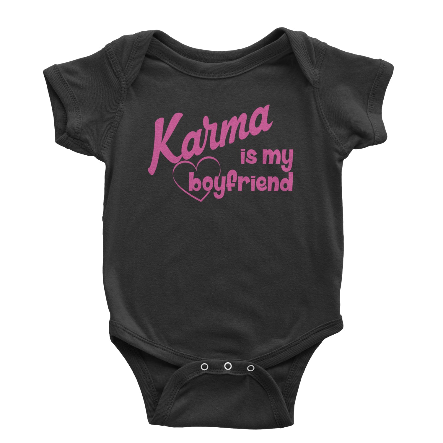 Karma Is My Boyfriend Midnight Eras  Infant One-Piece Romper Bodysuit and Toddler T-shirt White