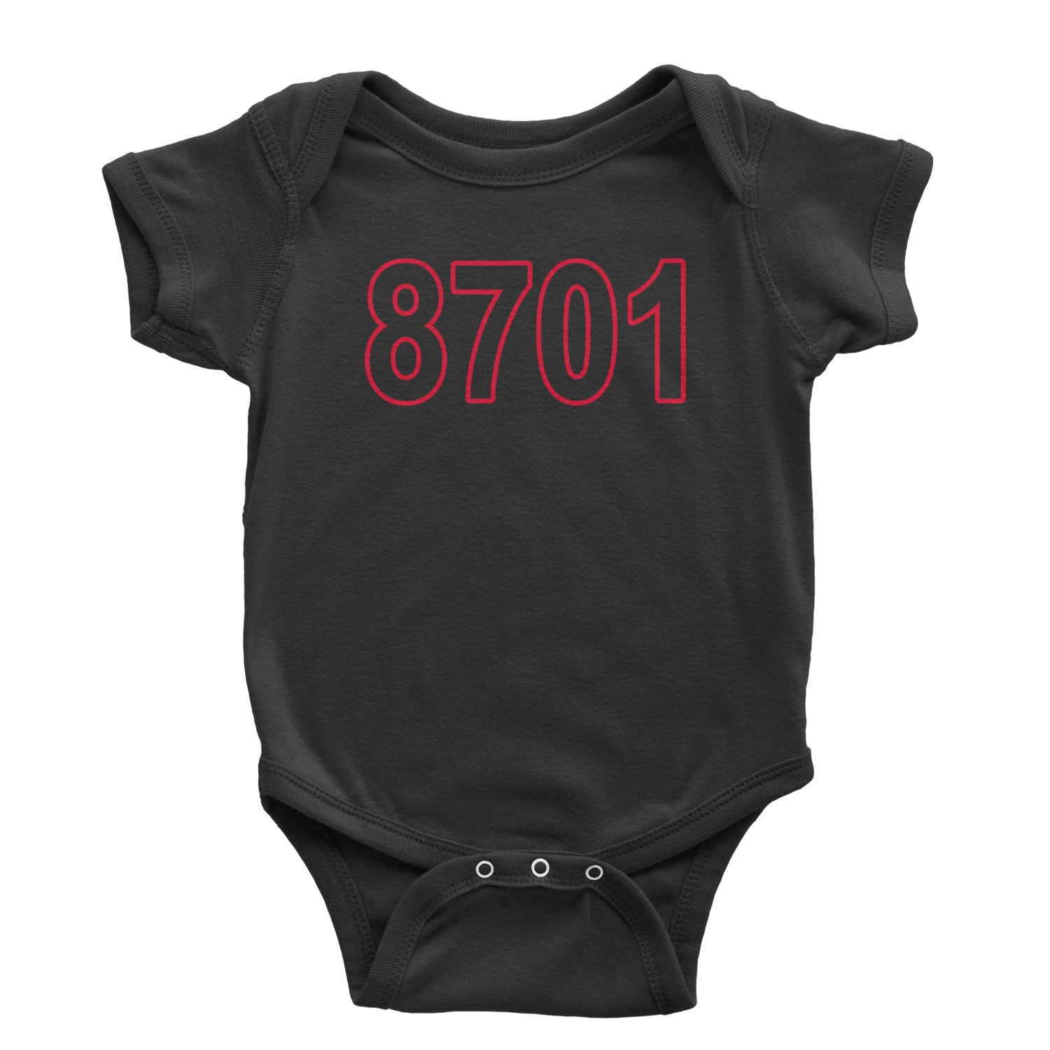 Timeless 8701 Era Y2K Infant One-Piece Romper Bodysuit and Toddler T-shirt Black