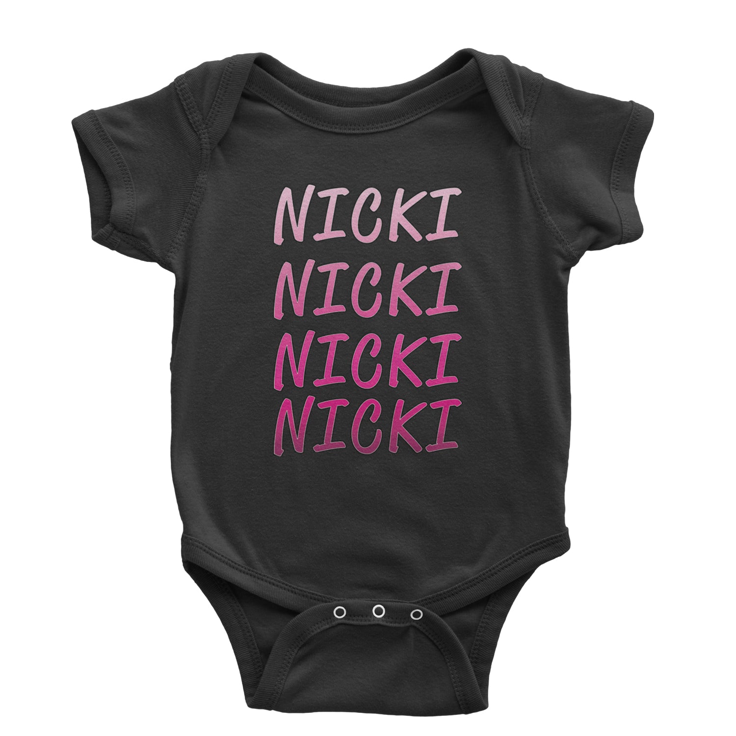 I Love Nicki Pink Printed Friday Music Infant One-Piece Romper Bodysuit and Toddler T-shirt