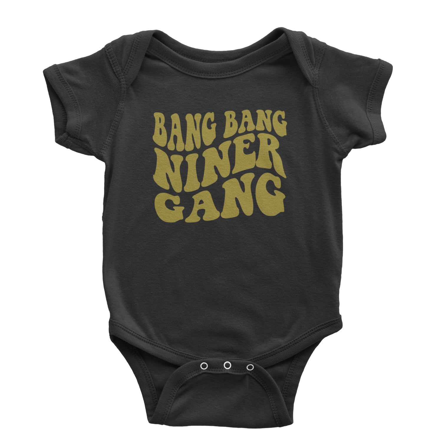 WAVE Bang Bang Nin-r Gang San Francisco Infant One-Piece Romper Bodysuit and Toddler T-shirt Black