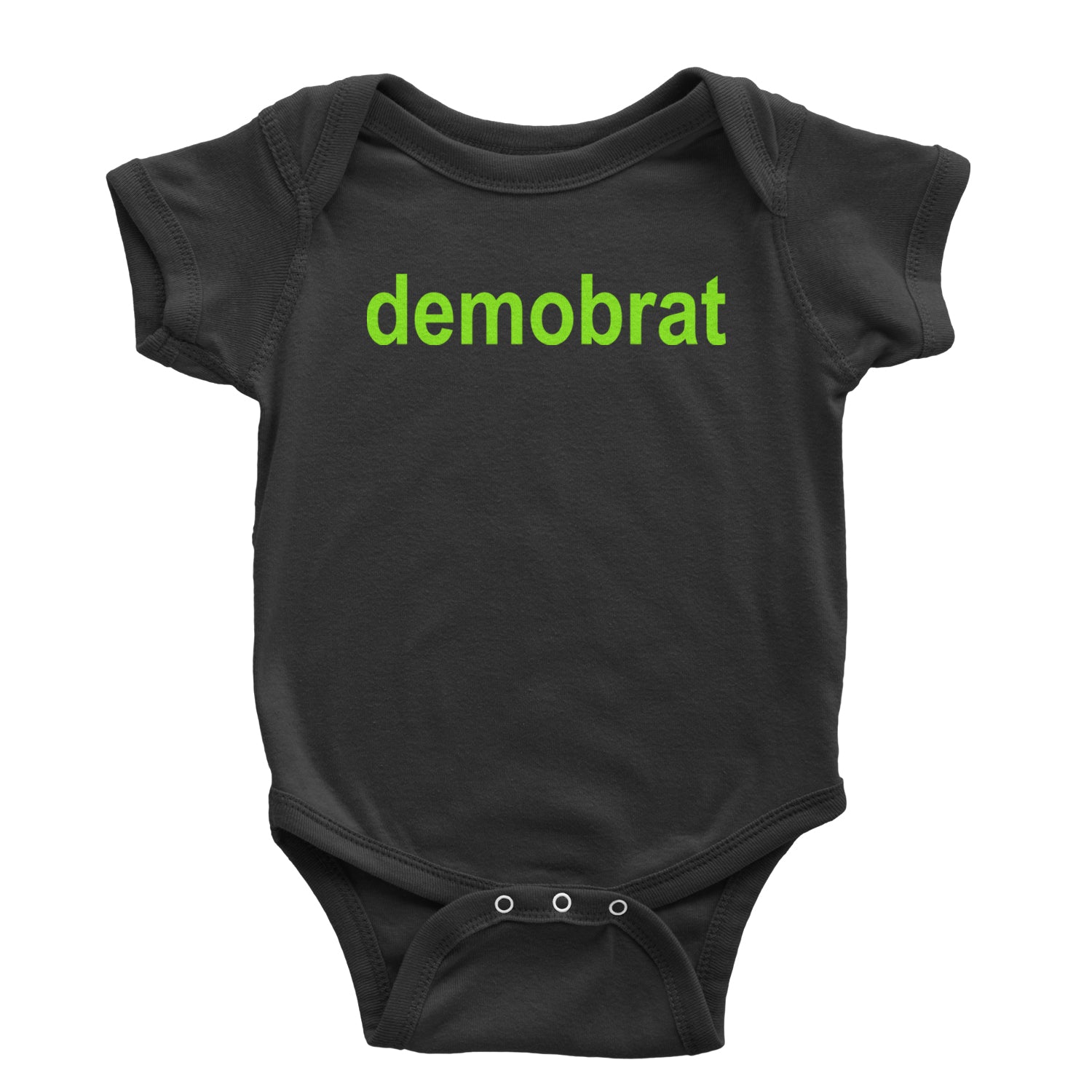 Demobrat Kamala Is Brat Vote Democrat Infant One-Piece Romper Bodysuit and Toddler T-shirt Black