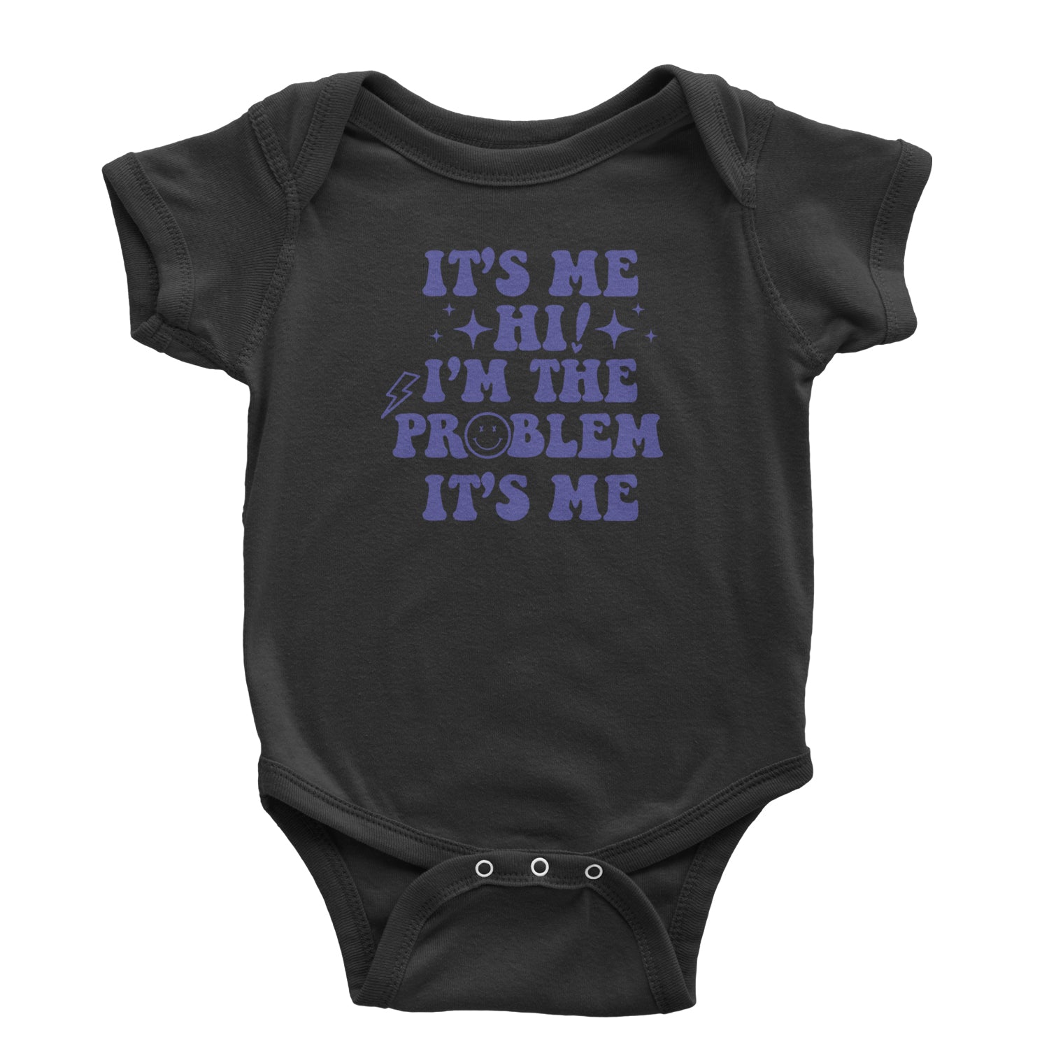 It's Me Hi I'm The Problem Infant One-Piece Romper Bodysuit and Toddler T-shirt Lavender