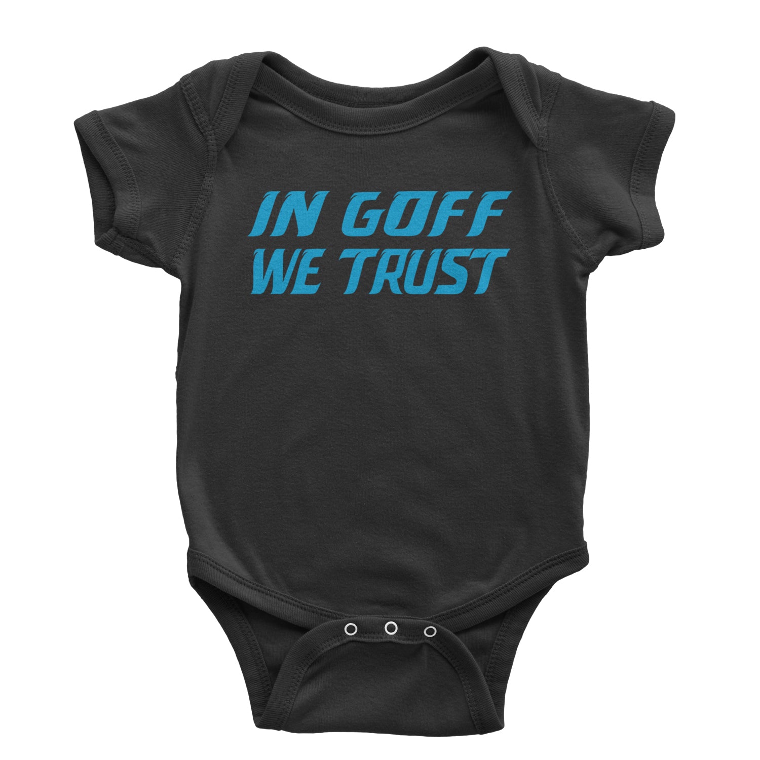 In Goff We Trust Detroit Infant One-Piece Romper Bodysuit and Toddler T-shirt Black