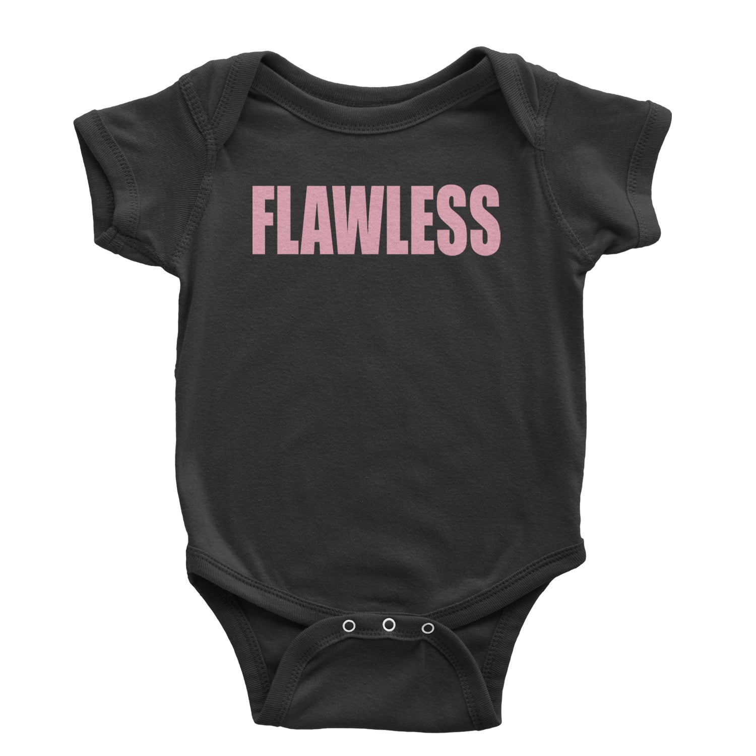 Flawless Renaissance Infant One-Piece Romper Bodysuit and Toddler T-shirt Black