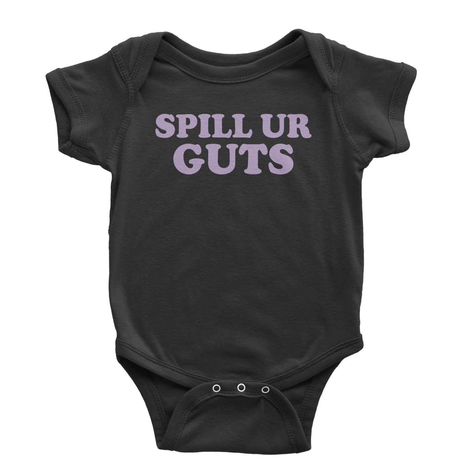 Spill Ur Guts Music Infant One-Piece Romper Bodysuit and Toddler T-shirt Black