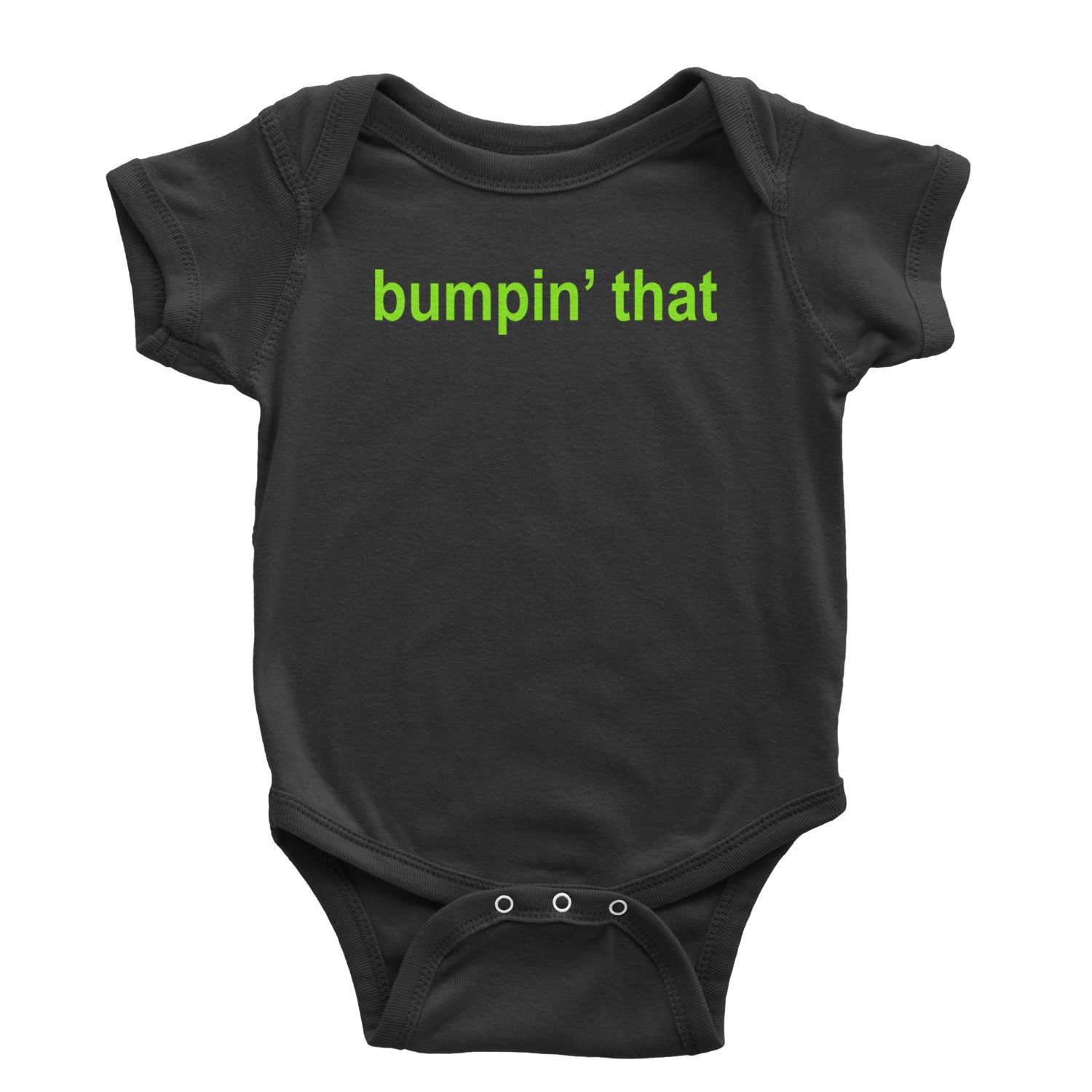 Bumpin' That Brat Music Infant One-Piece Romper Bodysuit and Toddler T-shirt Black