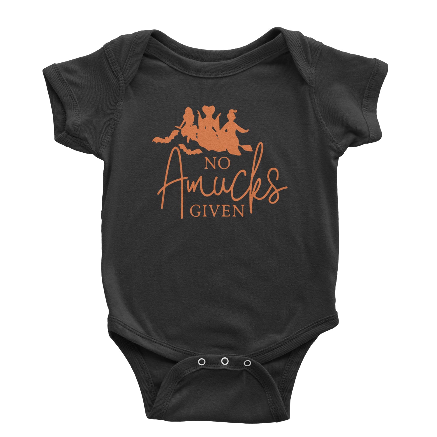 No Amucks Given Hocus Pocus Infant One-Piece Romper Bodysuit and Toddler T-shirt Black