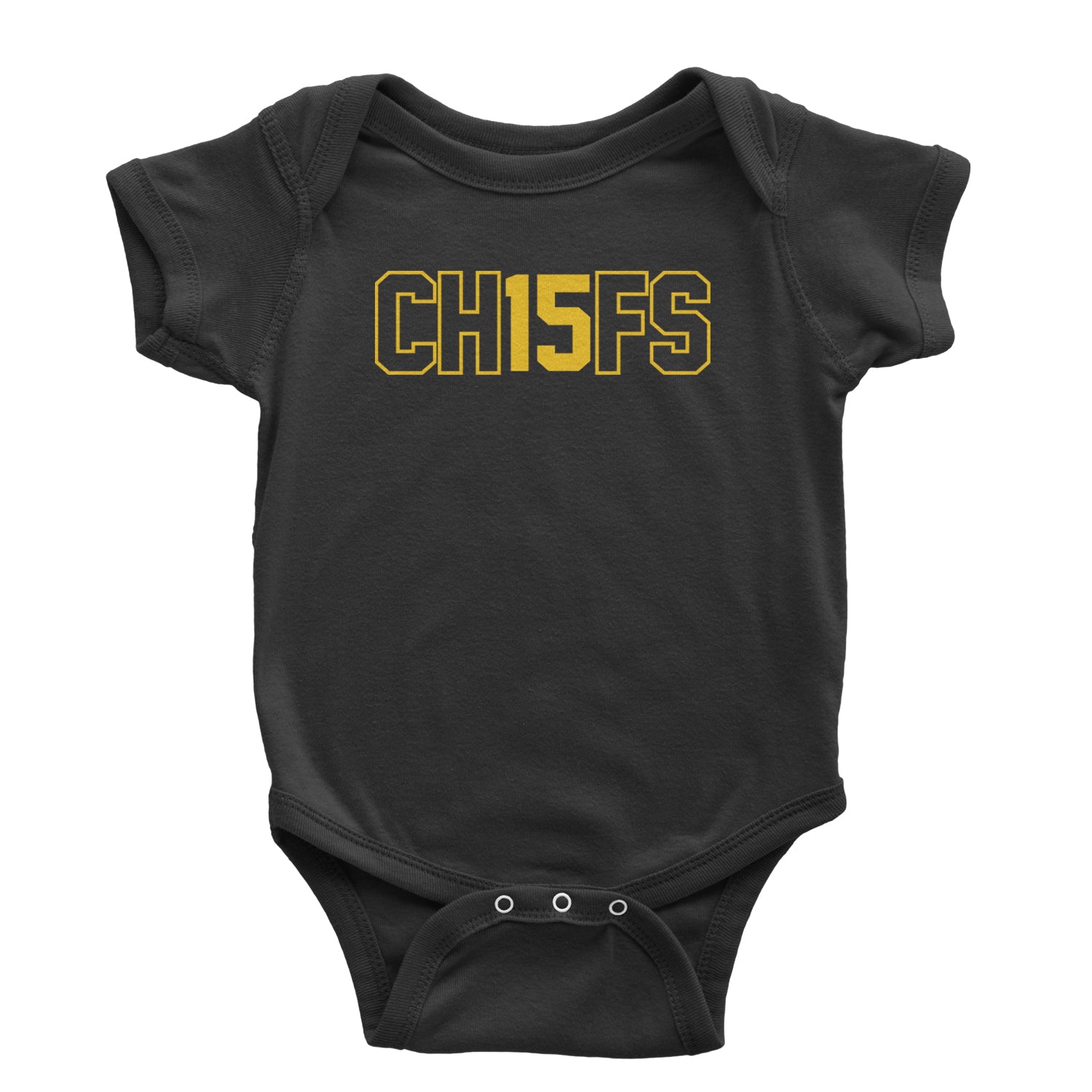 Ch15fs Chief 15 Shirt Infant One-Piece Romper Bodysuit and Toddler T-shirt Black