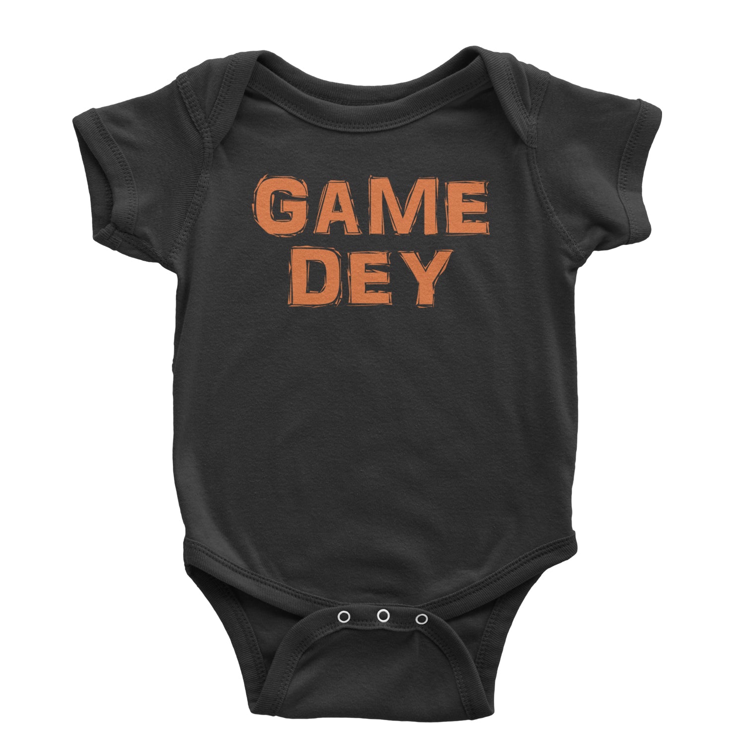 Game Dey Cincinnati Football Infant One-Piece Romper Bodysuit and Toddler T-shirt Black