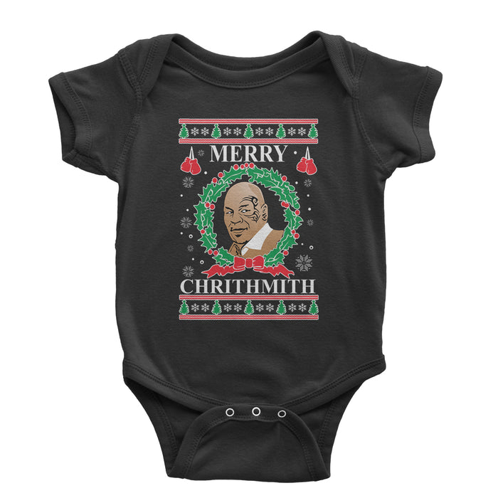Merry Chrithmith Ugly Christmas Infant One-Piece Romper Bodysuit or Toddler T-shirt