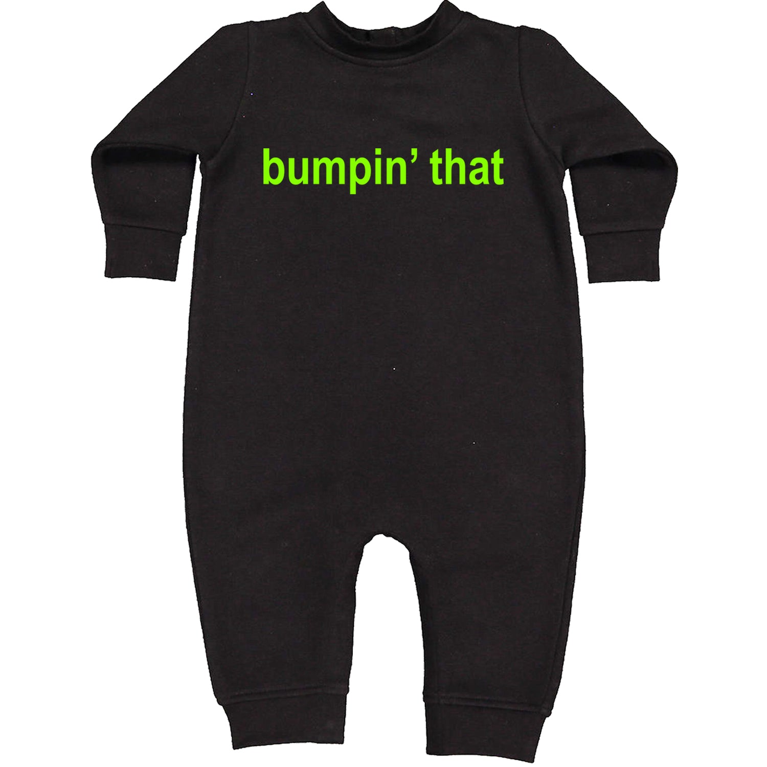 Bumpin' That Brat Music Toddler Hoodie And Infant Fleece Romper Black