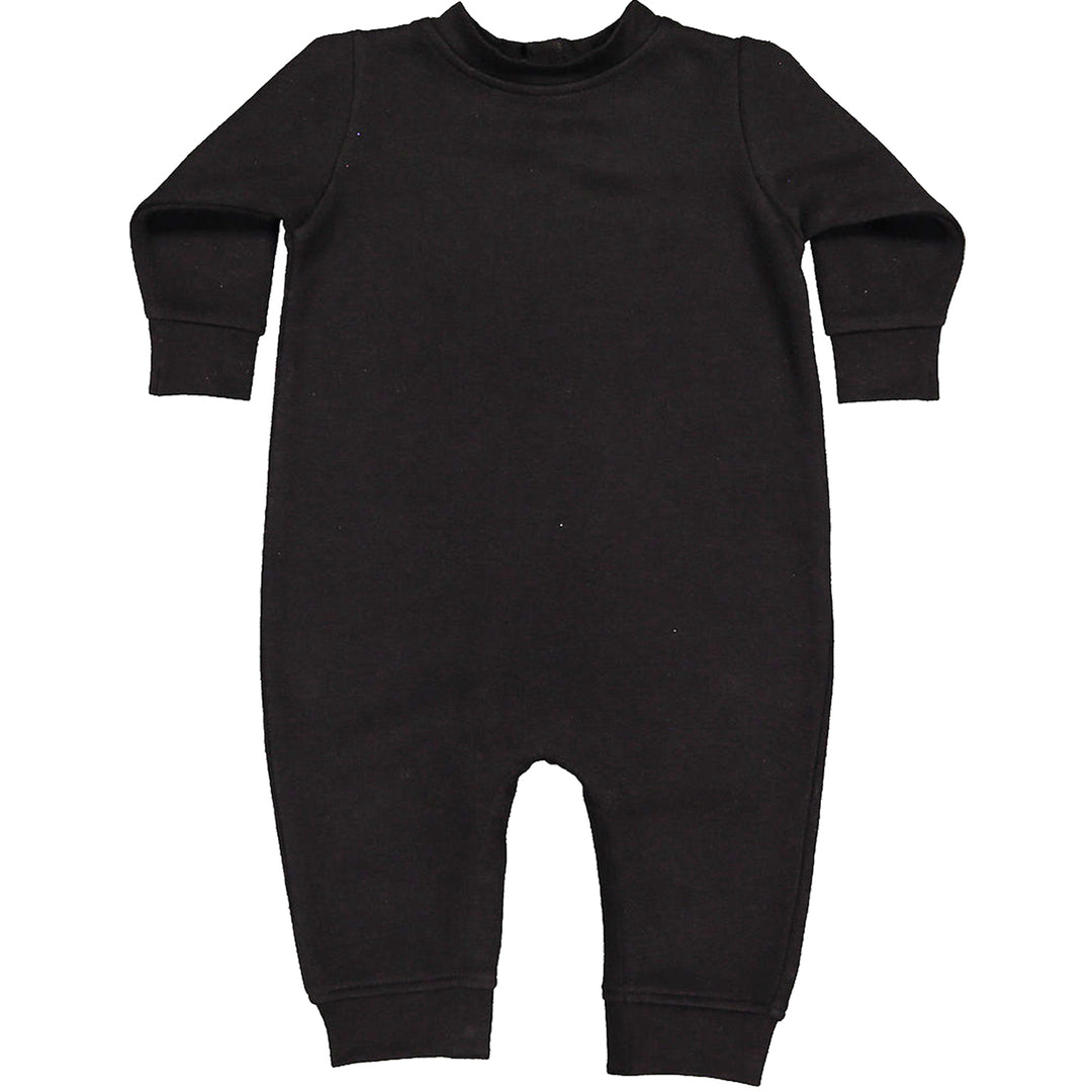 Basics - Pure &amp; Simple Blank Apparel Toddler Hoodie And Infant Fleece Romper Black