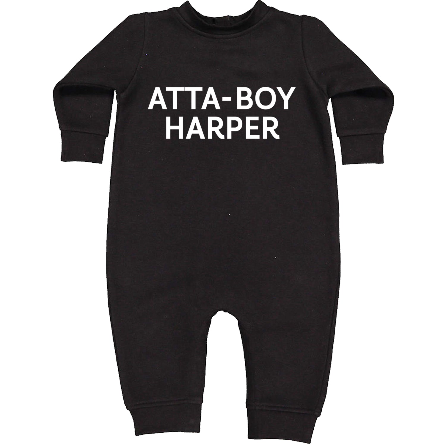 Atta-Boy Harper Philadelphia Toddler Hoodie And Infant Fleece Romper Black