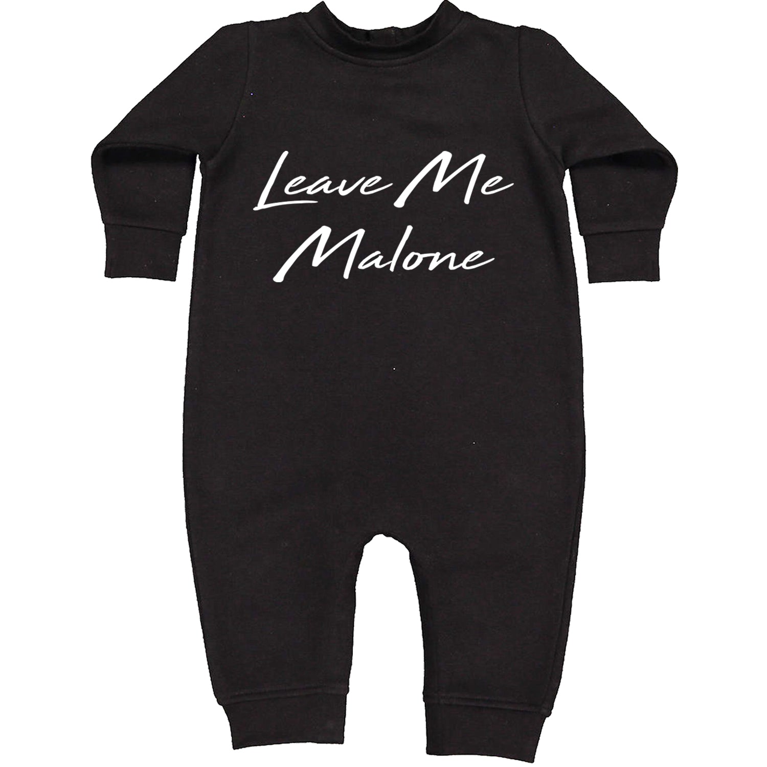 Leave Me Malone I'd Be Crying Rapper Toddler Hoodie And Infant Fleece Romper Black